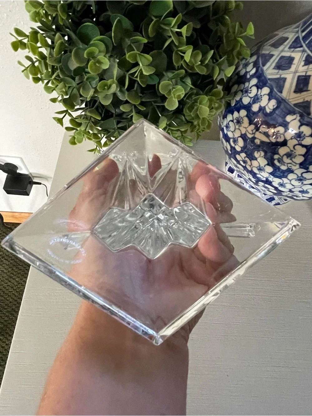 VTG Cross Samobor by Rogaska Lead Crystal Slovenia Clear Elegant Religious 10.5